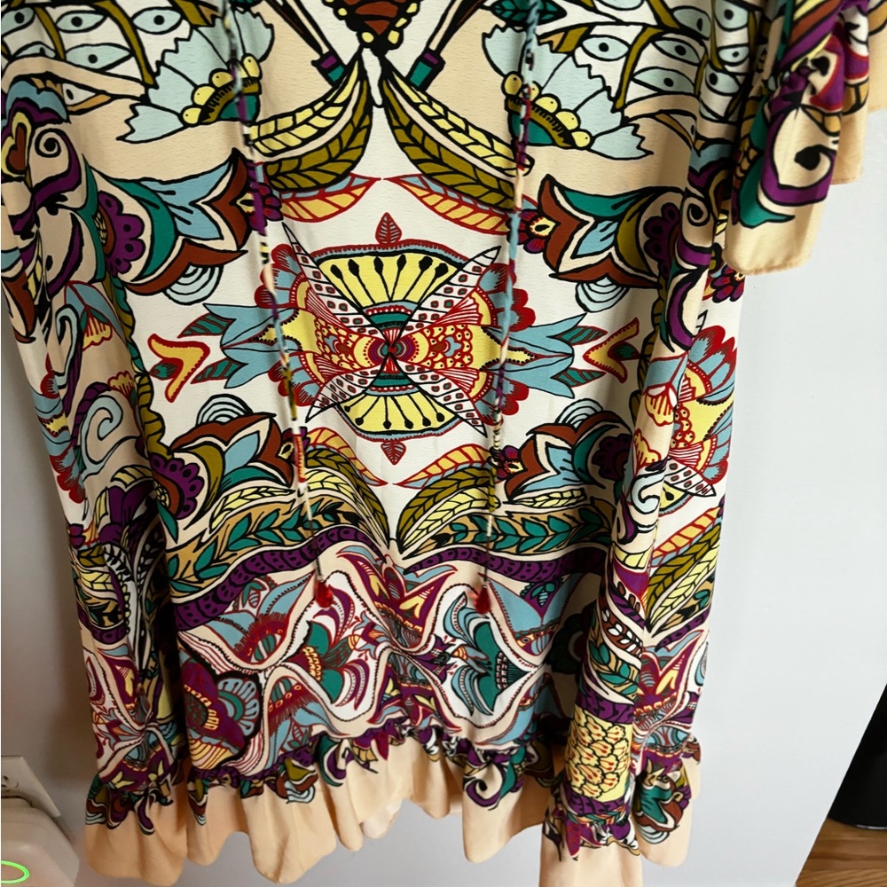 Zara Ruffle Kaftan Style Maxi - Picture 7 of 10